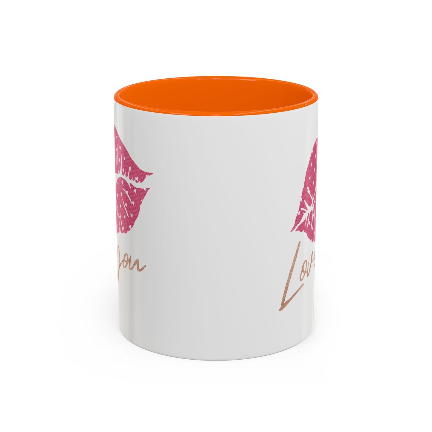 Valentine's Day Mug - Love You Lips Kiss