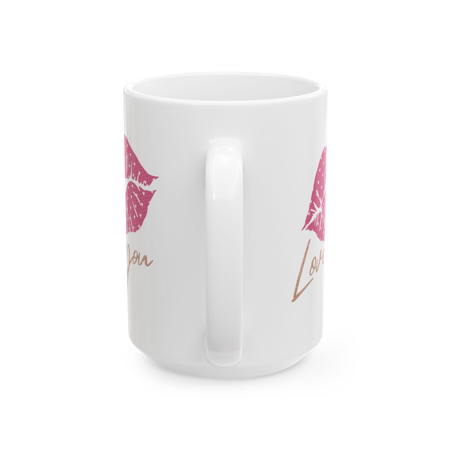 Anniversary Mug - Love You Lips Kiss
