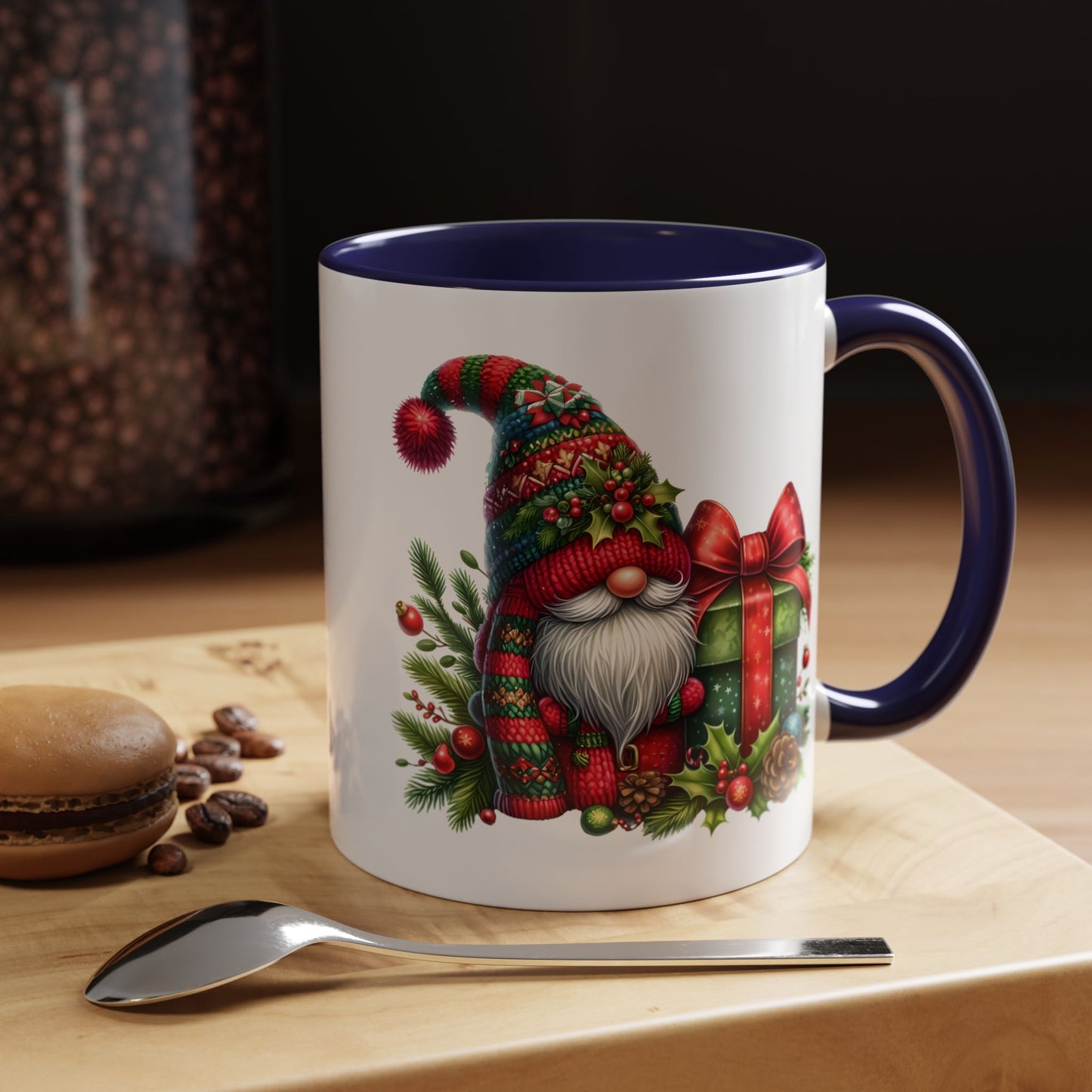 Christmas Mug - Gnome and Present