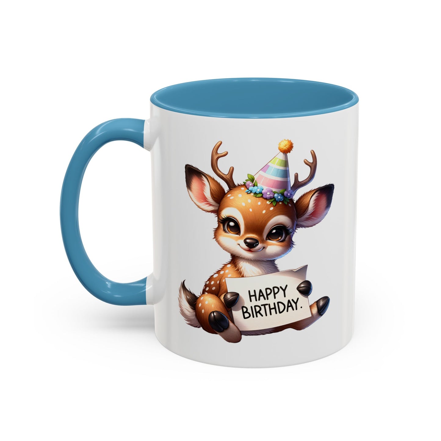 Birthday Mug - Happy Birthday Deer Clipart
