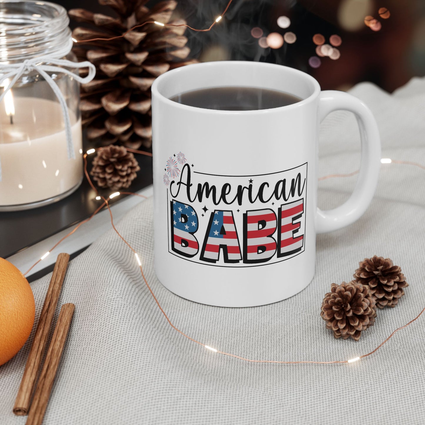 4th of July Mug - American Babe