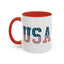 4th of July Mug - USA American Flag