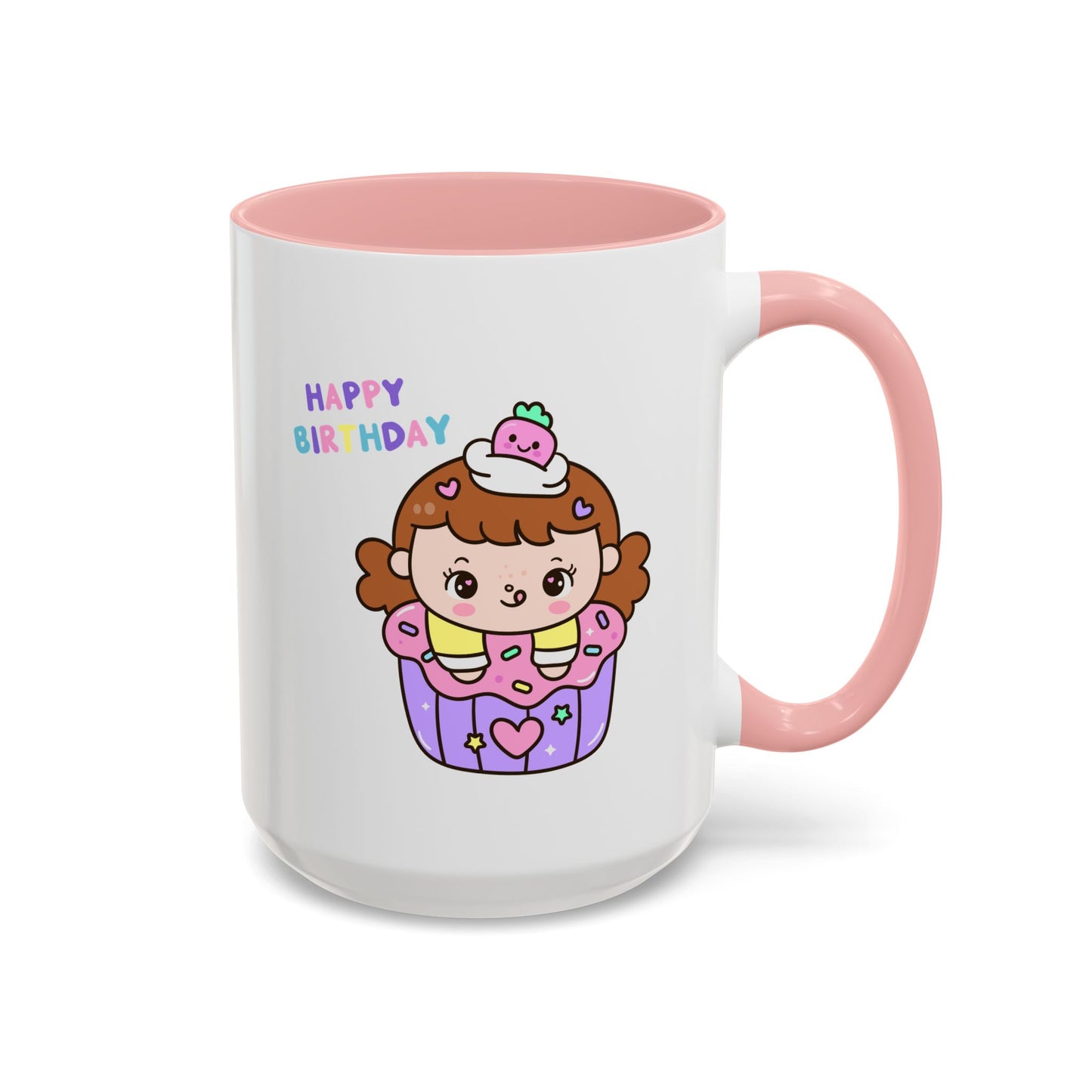 Birthday Mug - Cute Girl Cupcake