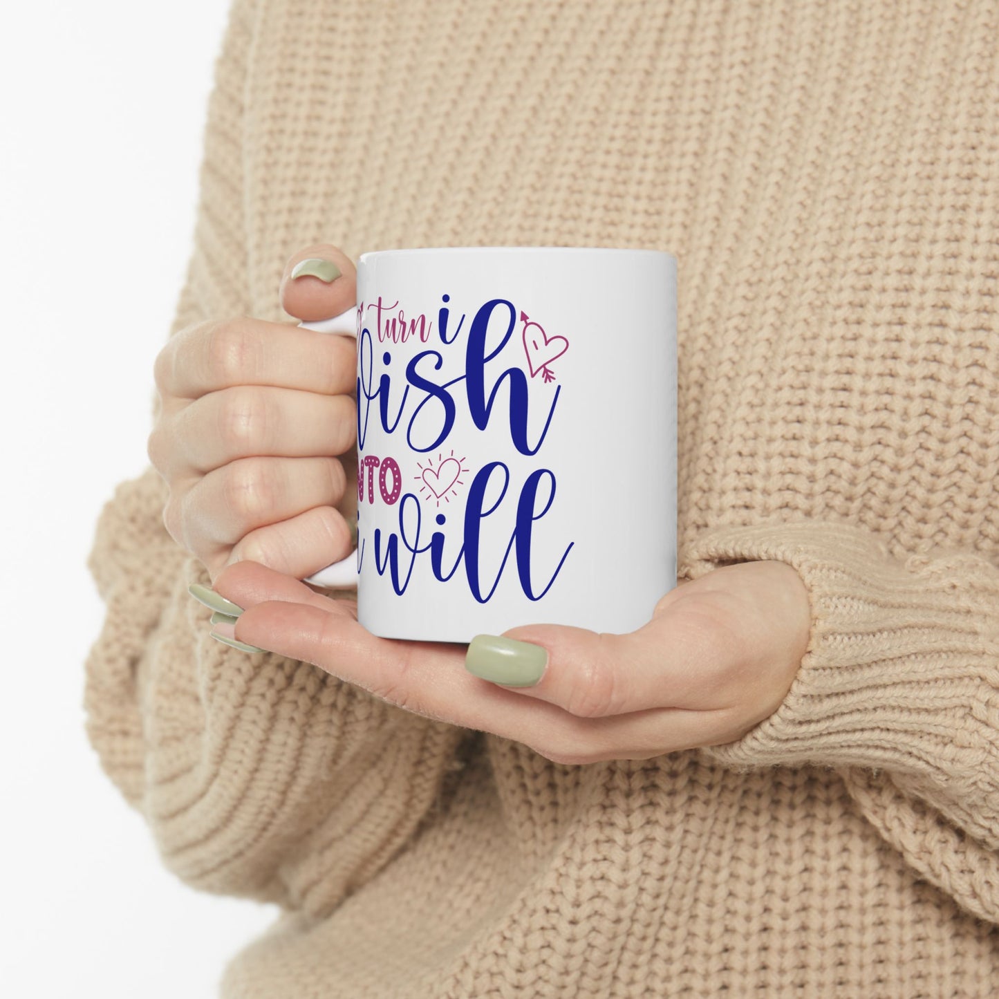 Motivation Mug - Turn I Wish Into I Will