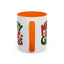 Christmas Mug - Green & Red Text Santa Presents