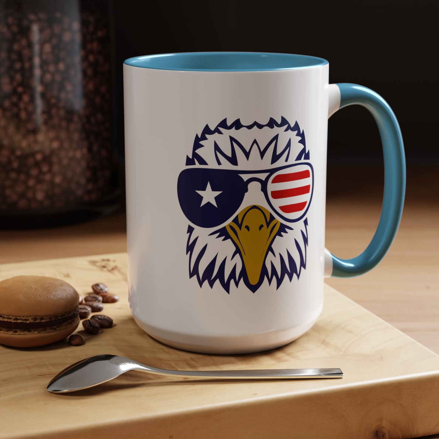 4th of July Mug - Cool American Eagle