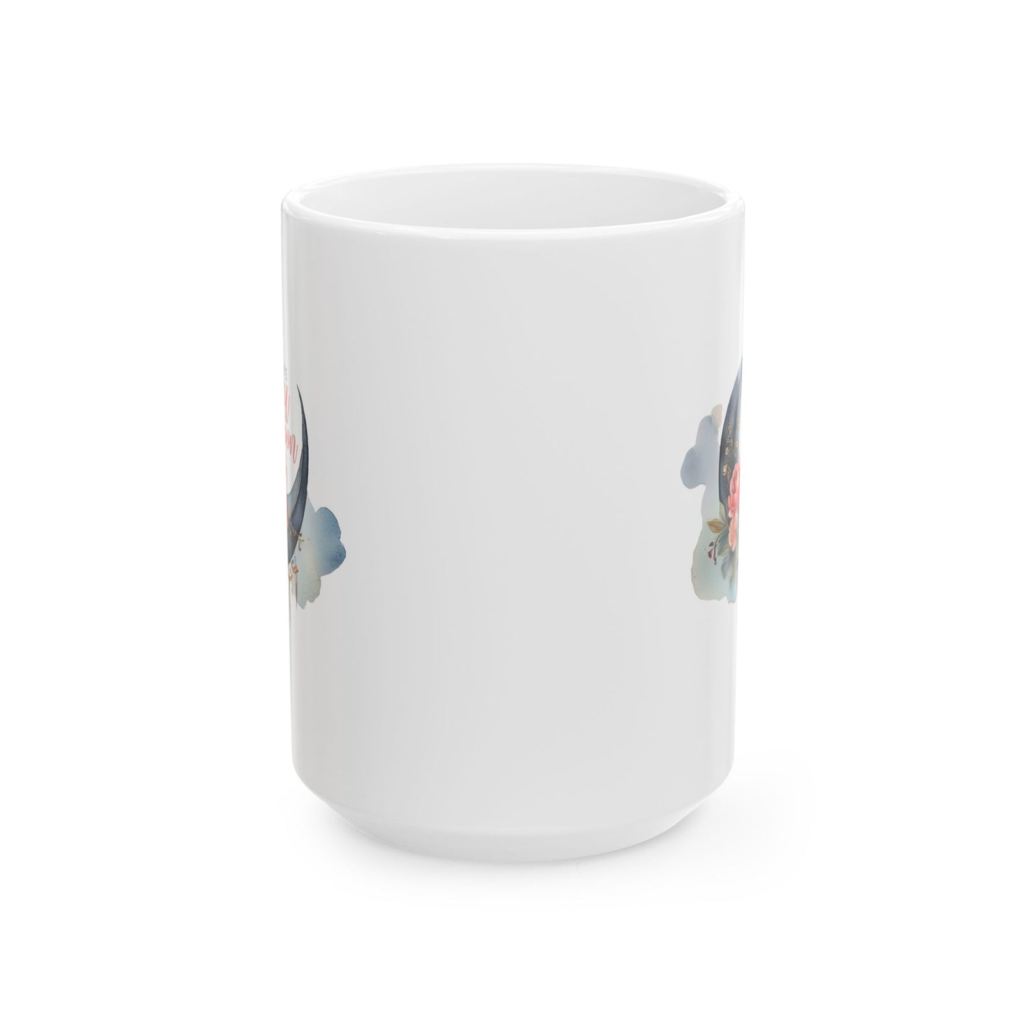 Valentine's Day Mug - I Love You Moon Graphic