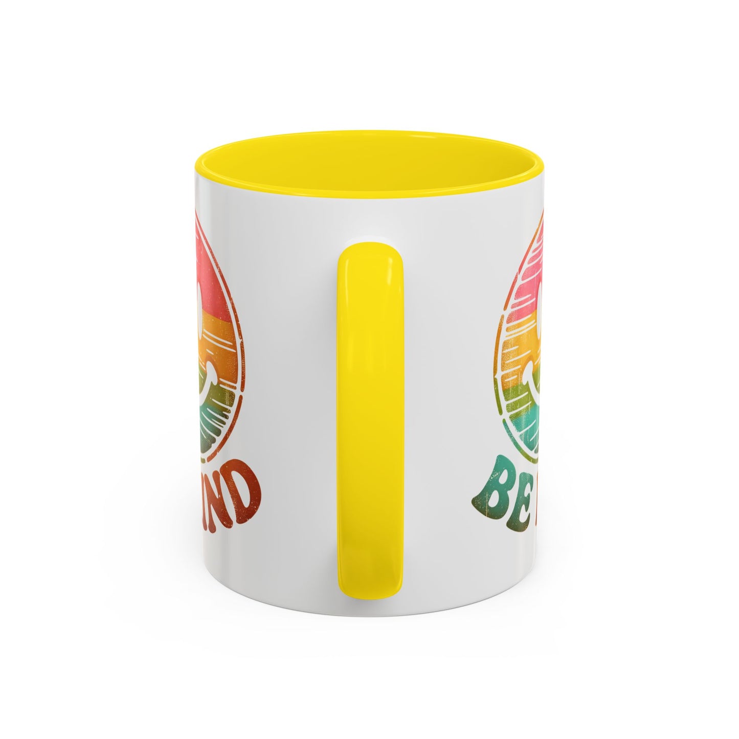 Motivation Mug - Retro Smiley Face Be Kind