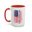 4th of July Mug - Happy Birthday America Flag
