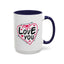 Valentine's Day Mug - Love You Heart Arrows