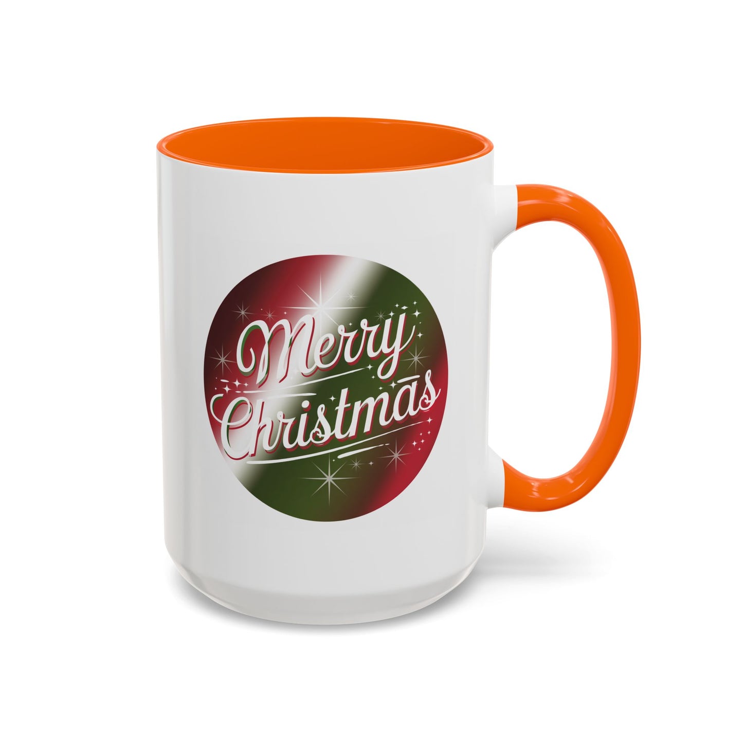 Christmas Mug - Merry Christmas White and Red Text Decoration