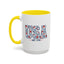 4th of July Mug - USA EST 1776 Floral