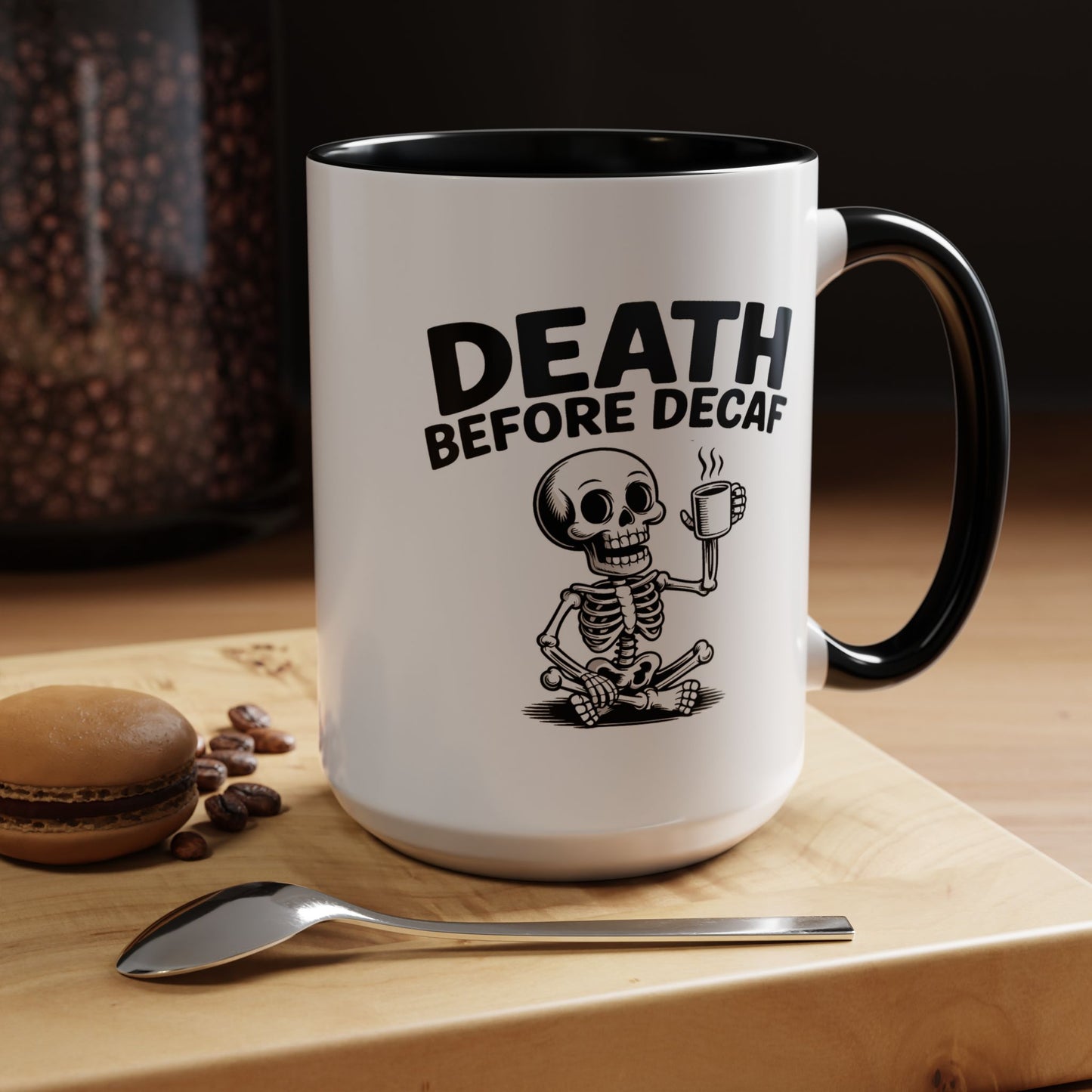 Humor Mug - Death Before Decaf