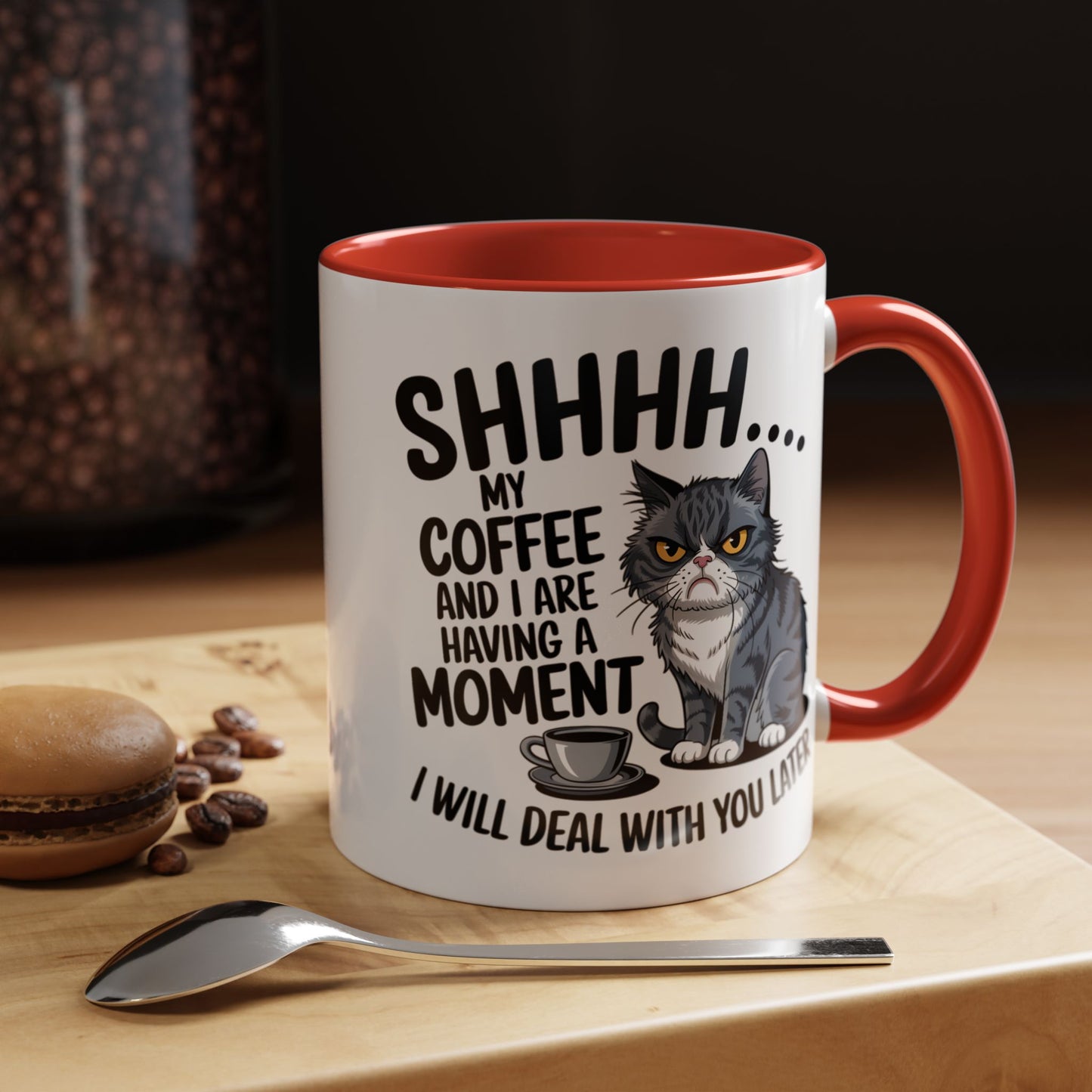 Animal Mug - Shhhh My Coffee and I