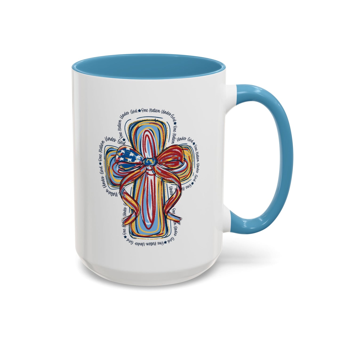 4th of July Mug - Christian Cross Bow