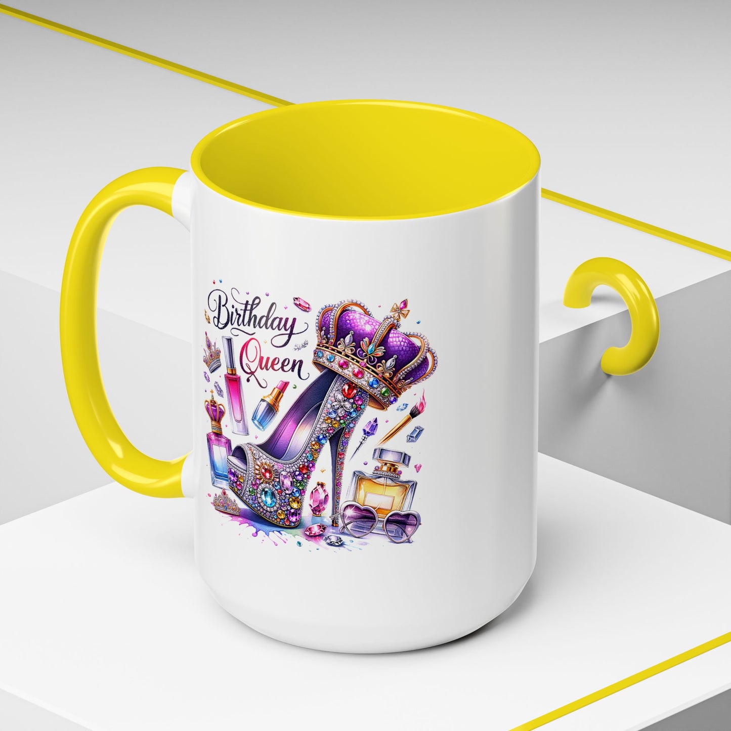 Birthday Mug - Birthday Queen Glitter