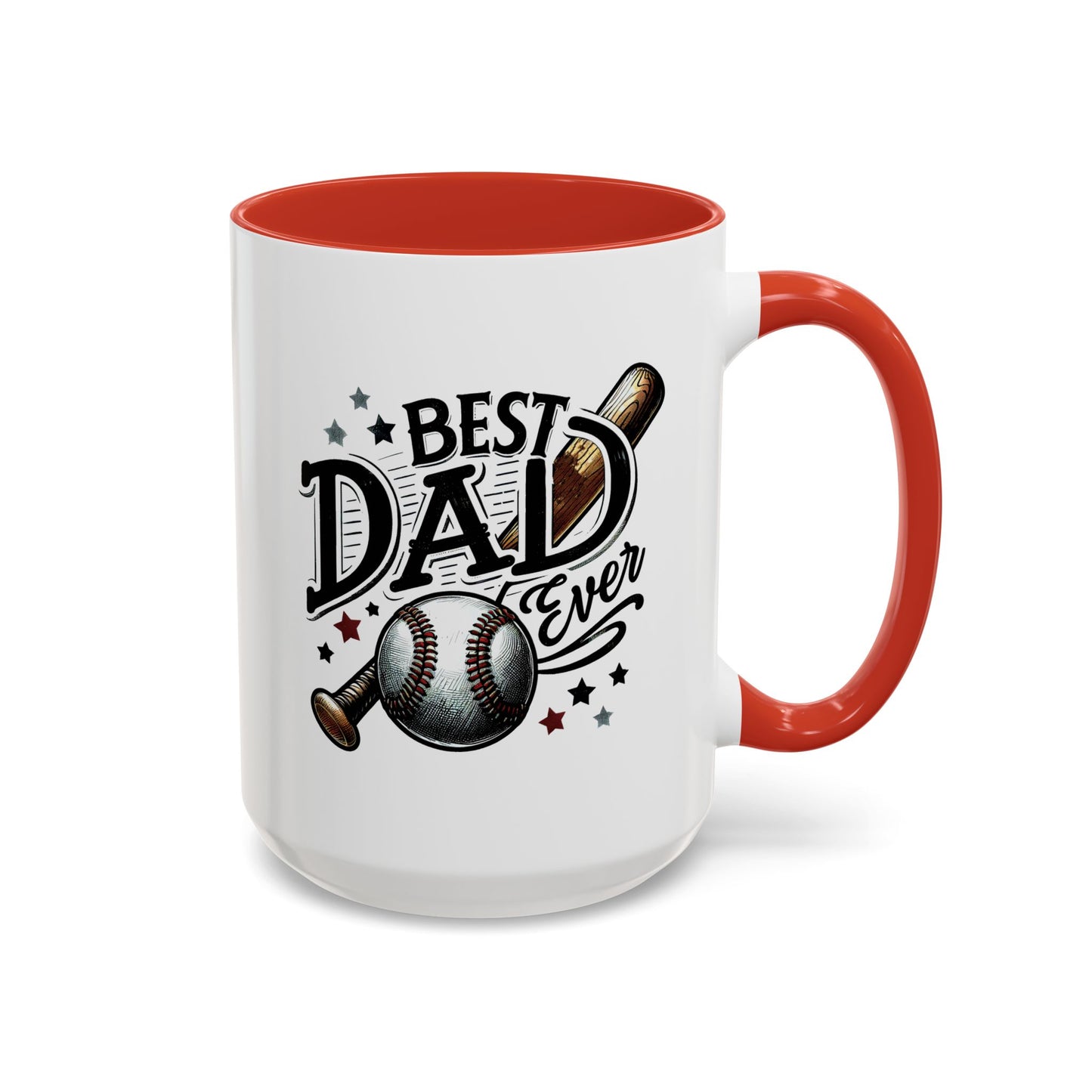 Father's Day Mug - Best Dad Ever Baseball