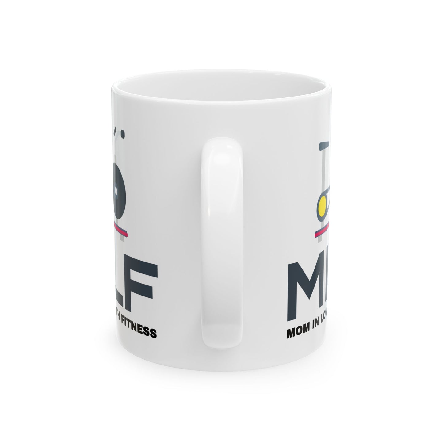 Adult Mug - Mom in Love with Fitness