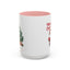 Christmas Mug - Merry Christmas Red Text Santa Tree Presents