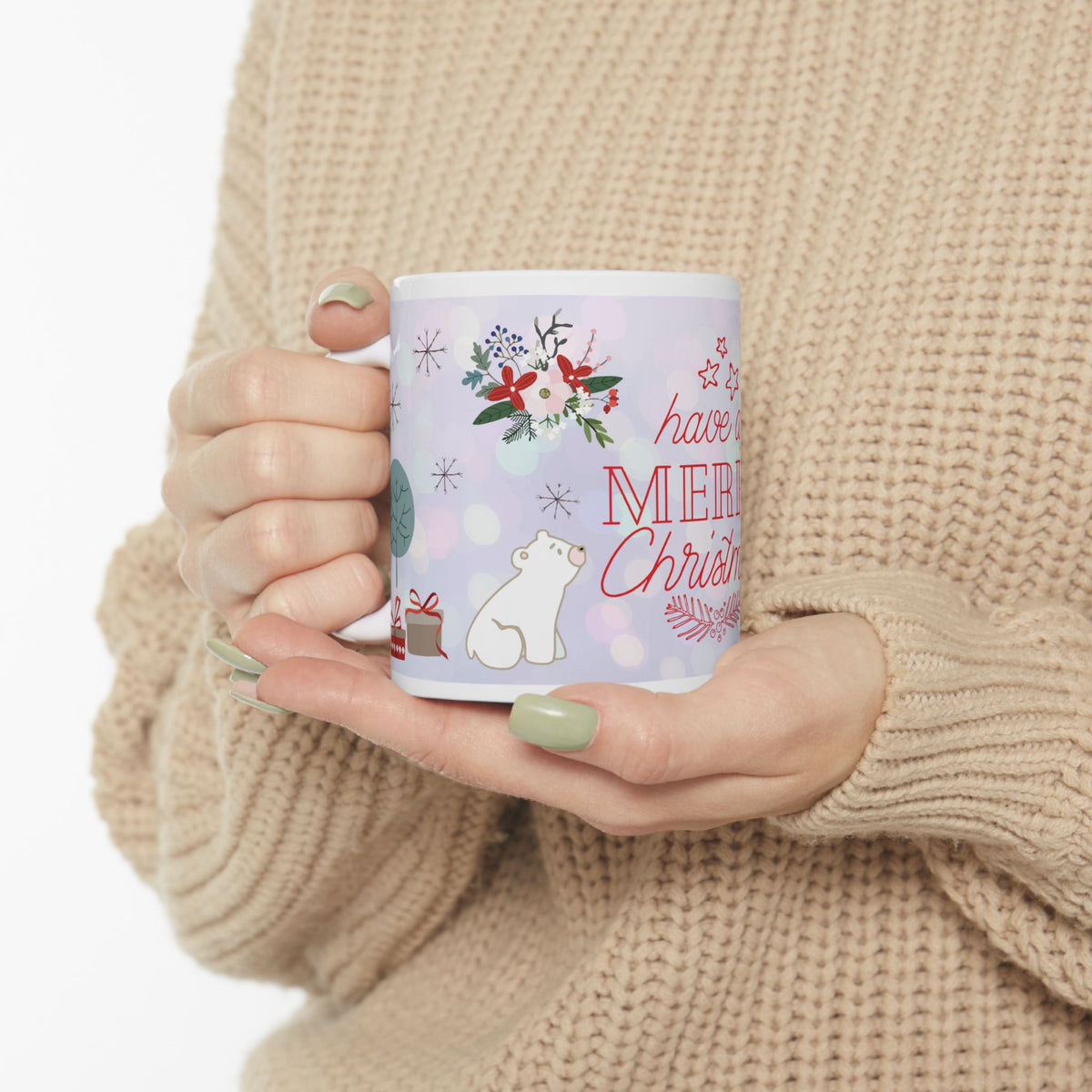 Chistmas Mug - Have a Merry Christmas Polar Bear Wrap