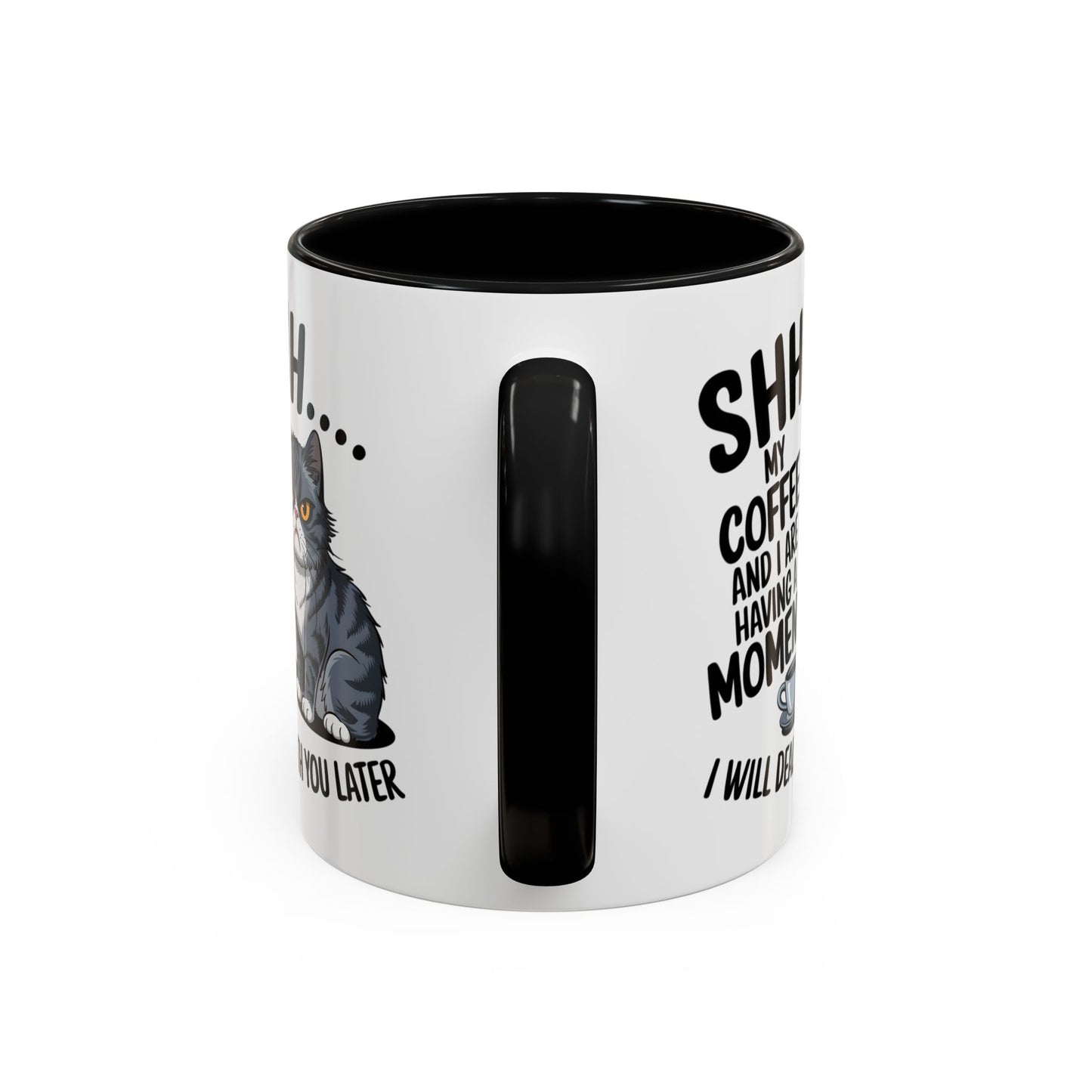 Animal Mug - Shhhh My Coffee and I