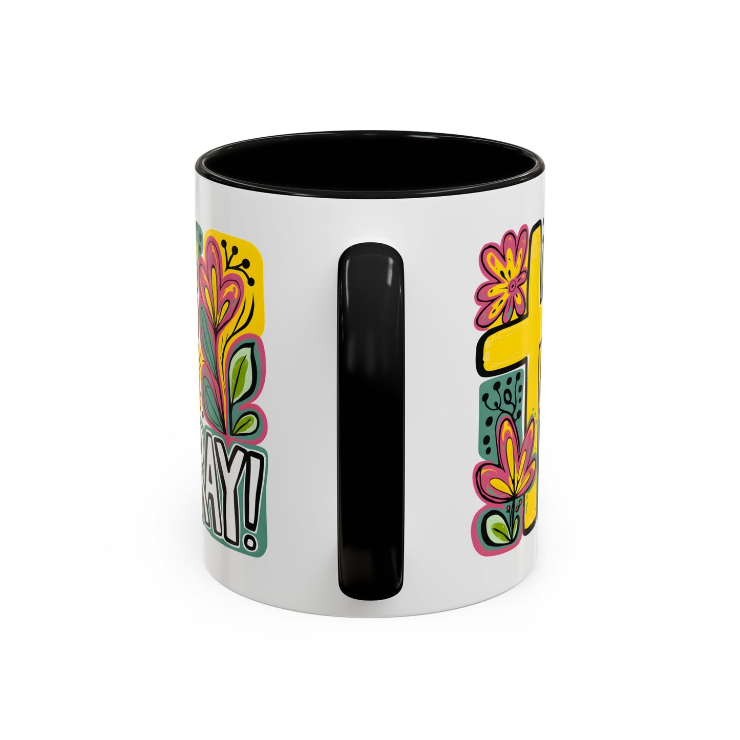 Religious Mug - Pray Cross