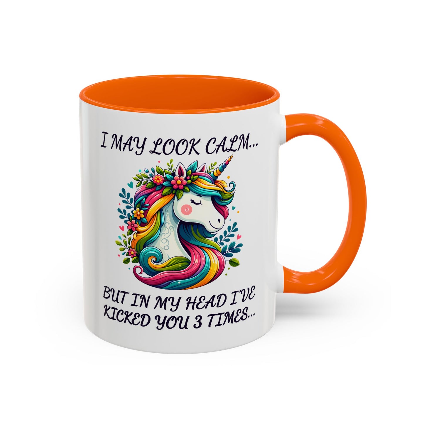 Adult Mug - I may Look Calm Unicorn