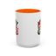 Christmas Mug - Green & Red Text Santa Presents