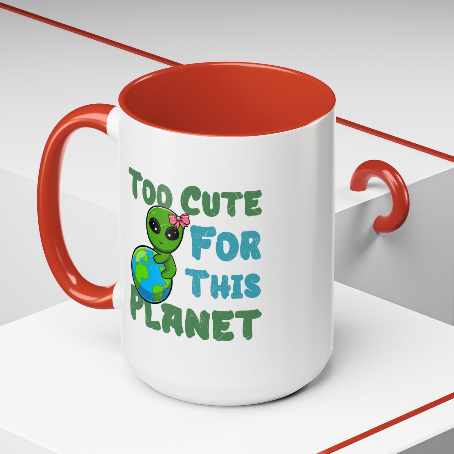 Alien Mug - Too Cute For This Planet
