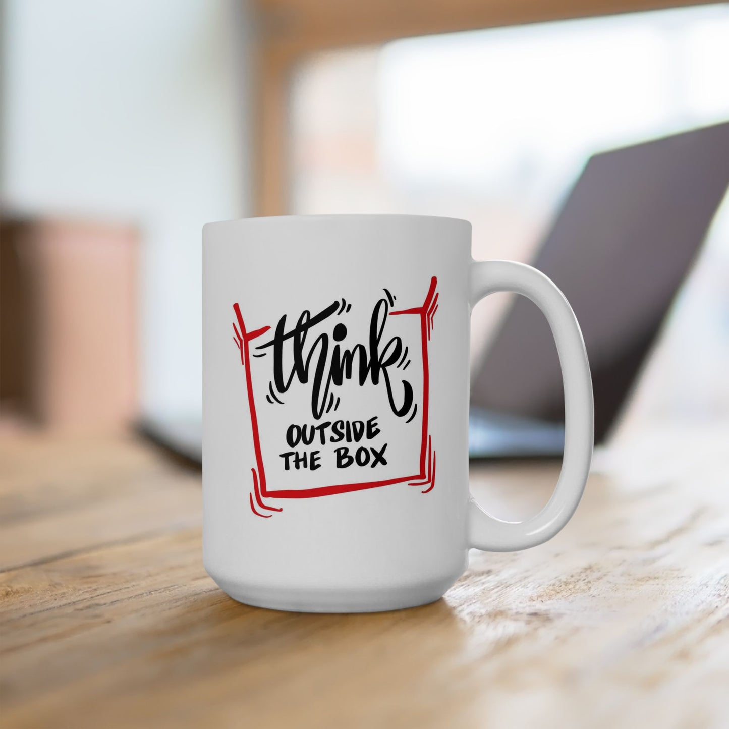 Motivation Mug - Think Outside The Box 1