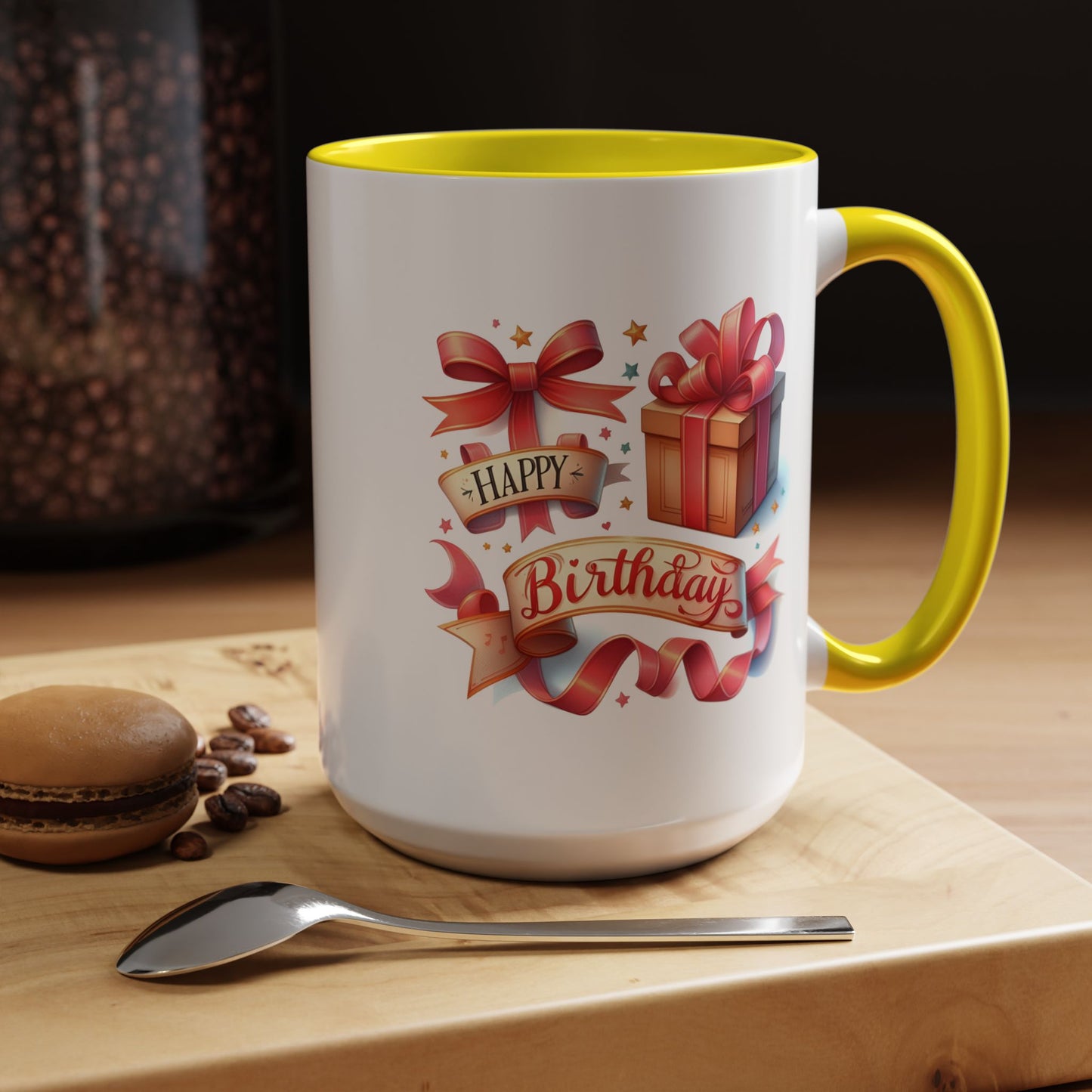 Birthday Mug - Present Ribbon