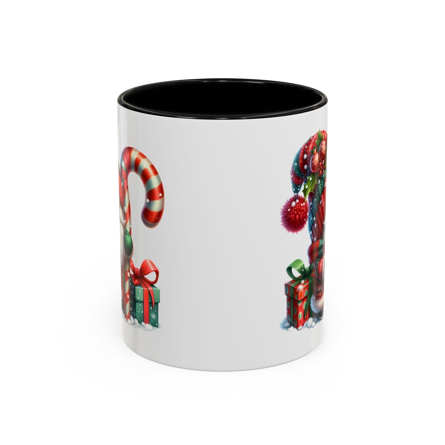 Christmas Mug - Gnome Candy Cane and Presents