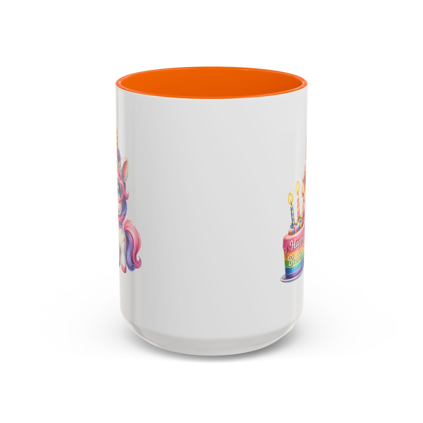 Birthday Mug - Unicorn Candles