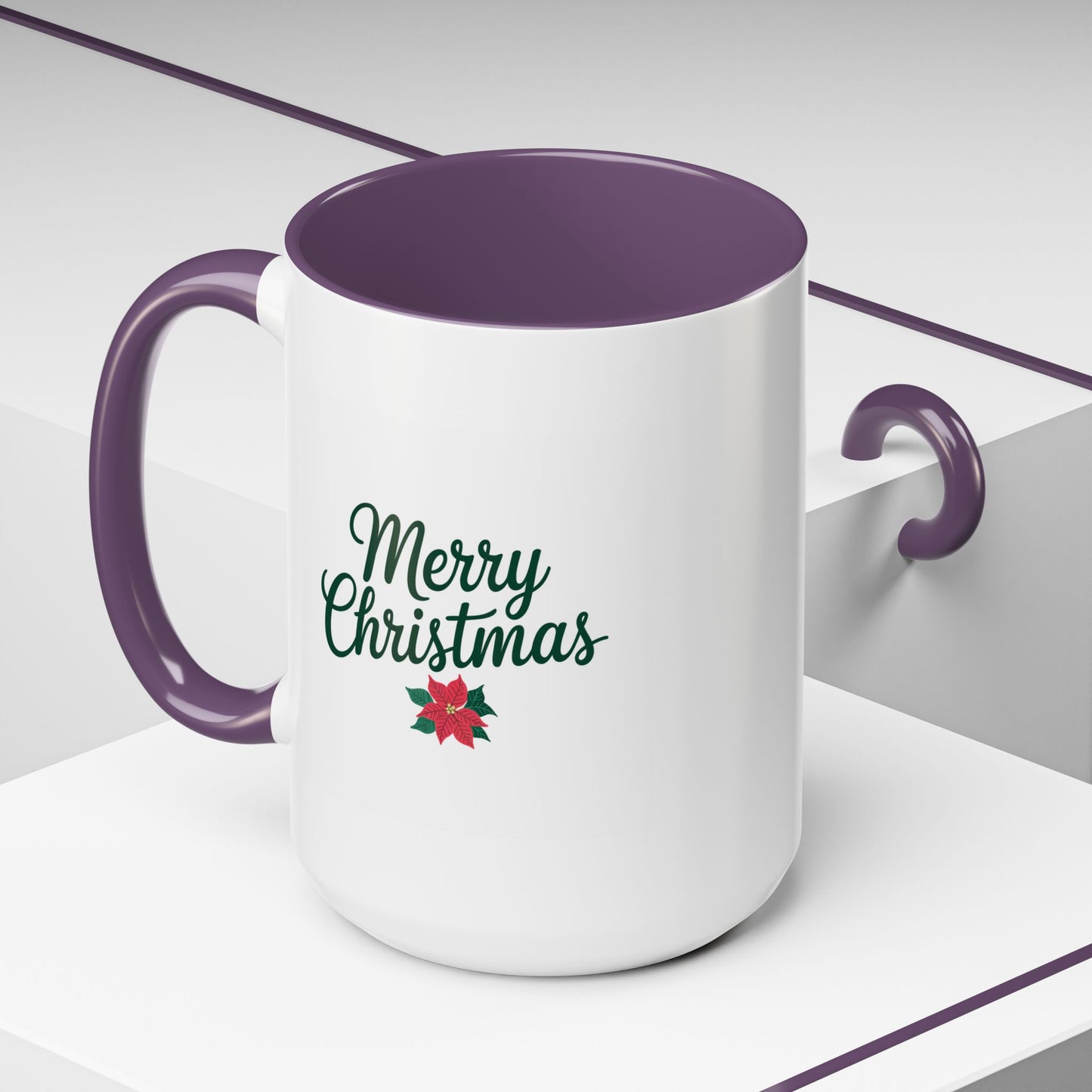 Christmas Mug - Merry Christmas Green Text