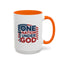 Religious Mug - One Nation Flag Cross