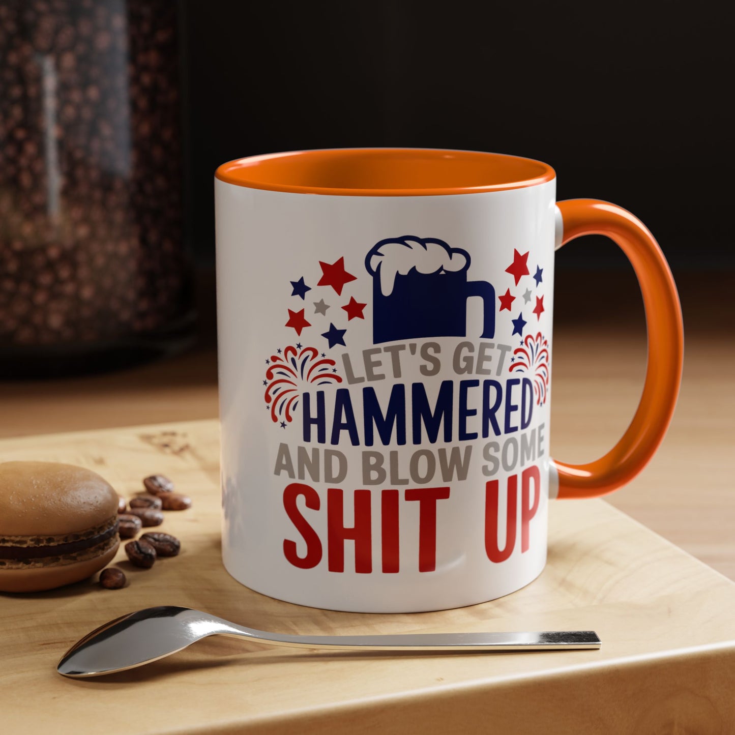 4th of July Mug - Let's Get Hammered