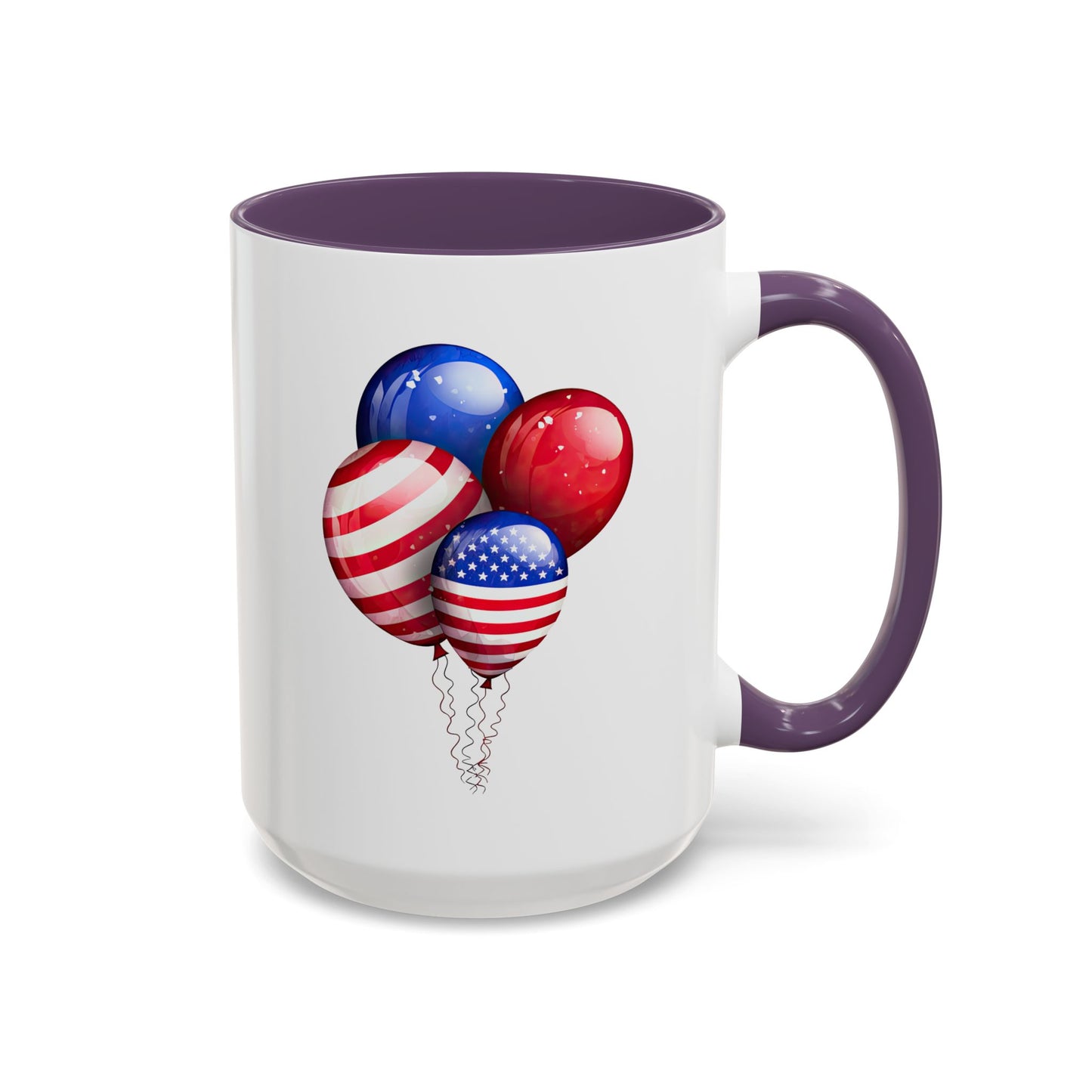4th of July Mug - American Balloons