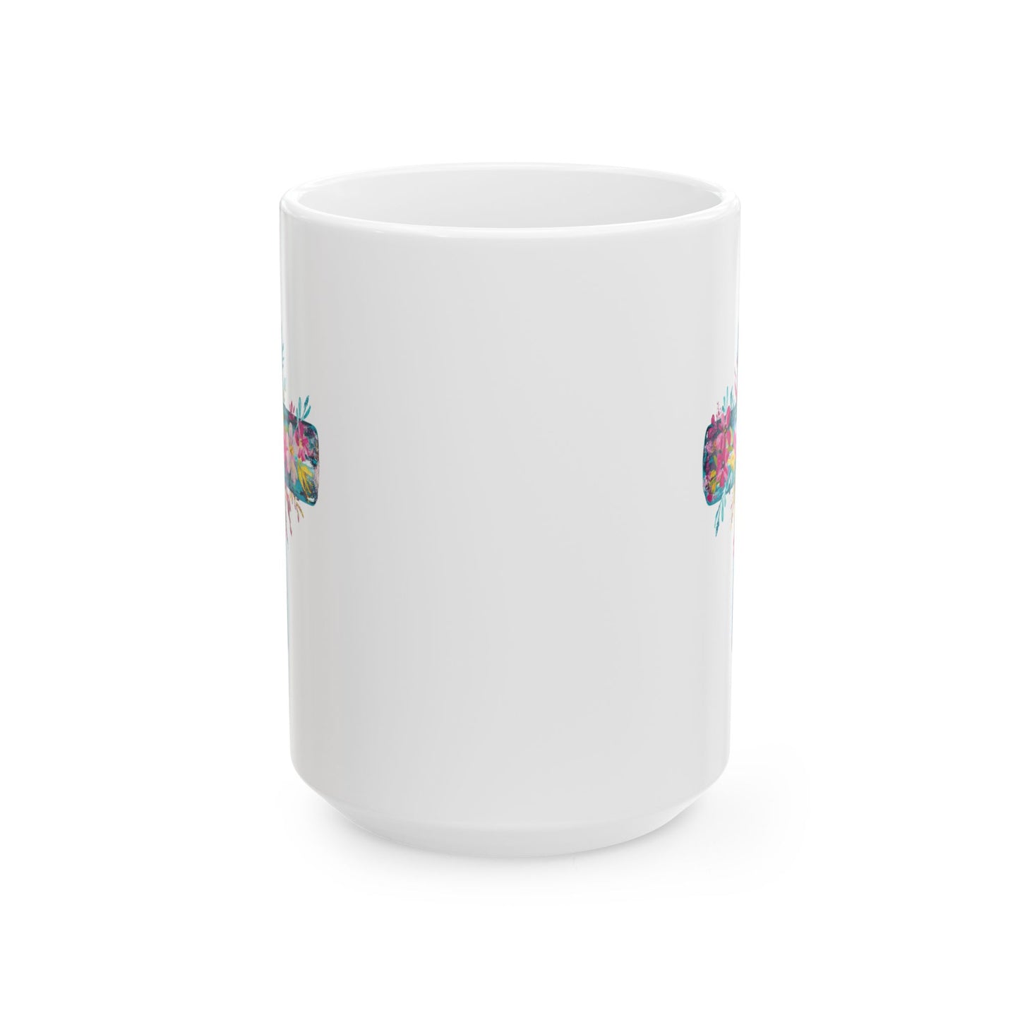 Easter Mug - Floral Cross