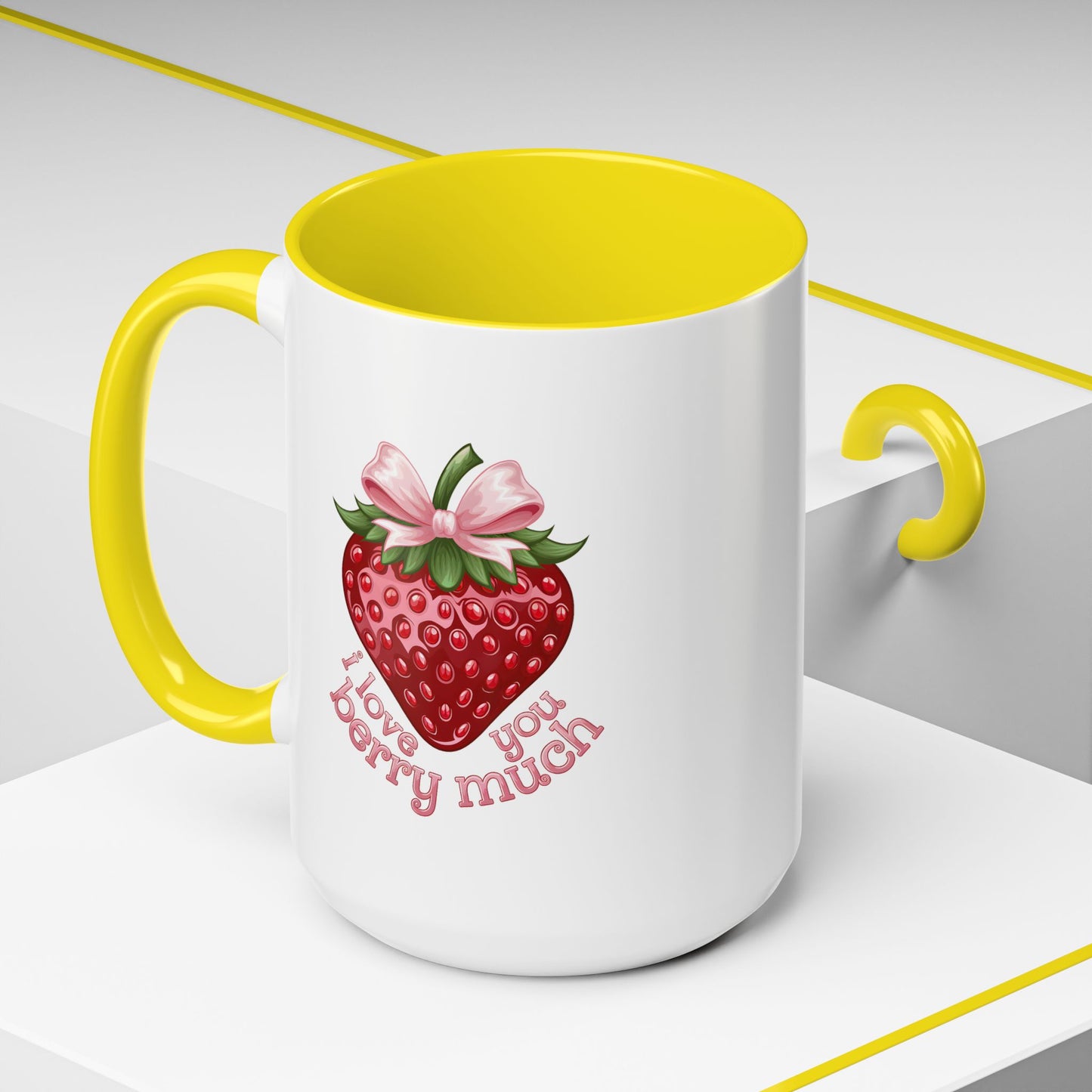 Valentine's Day Mug - I Love You Strawberry