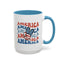 4th of July Mug - America peace Sign