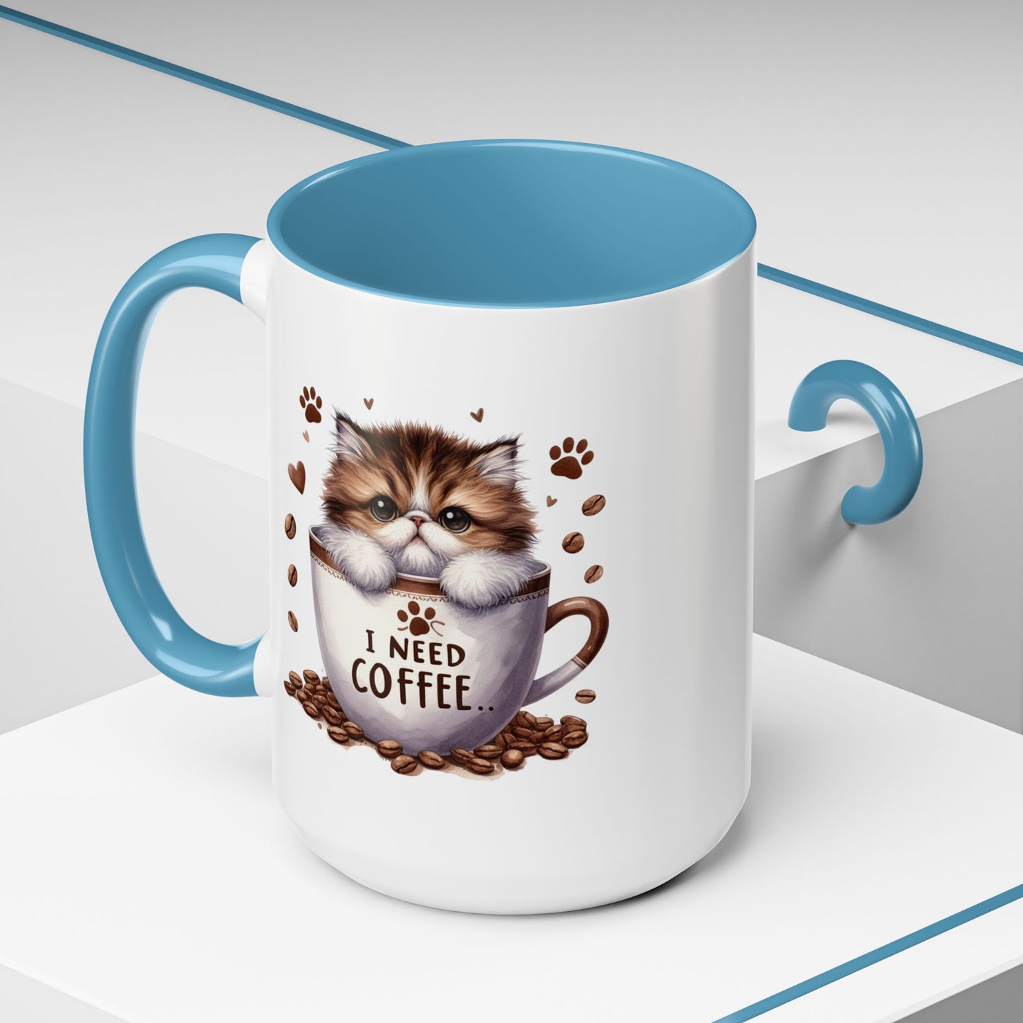 Animal Mug - I Need Coffee Kitten