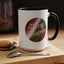 Christmas Mug - Merry Christmas White and Red Text Decoration