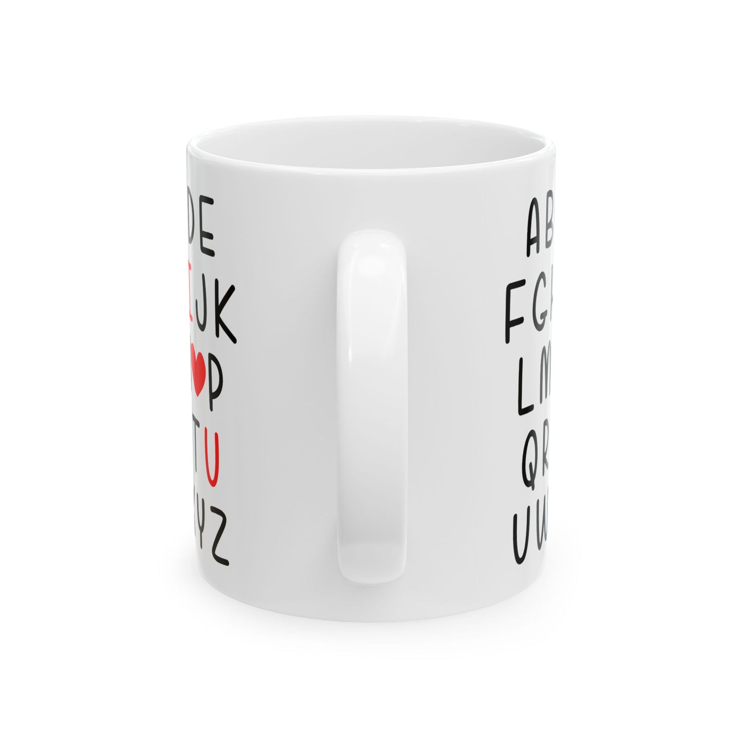 Anniversary Mug - I Love You Alphabet
