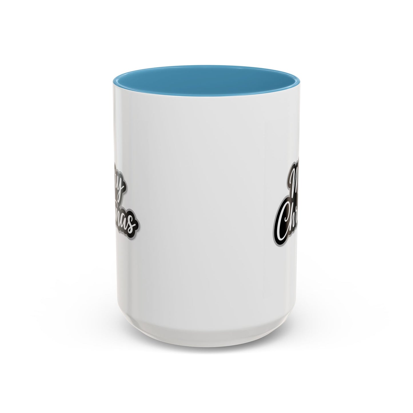 Christmas Mug - Merry Christmas White Black & Grey Text