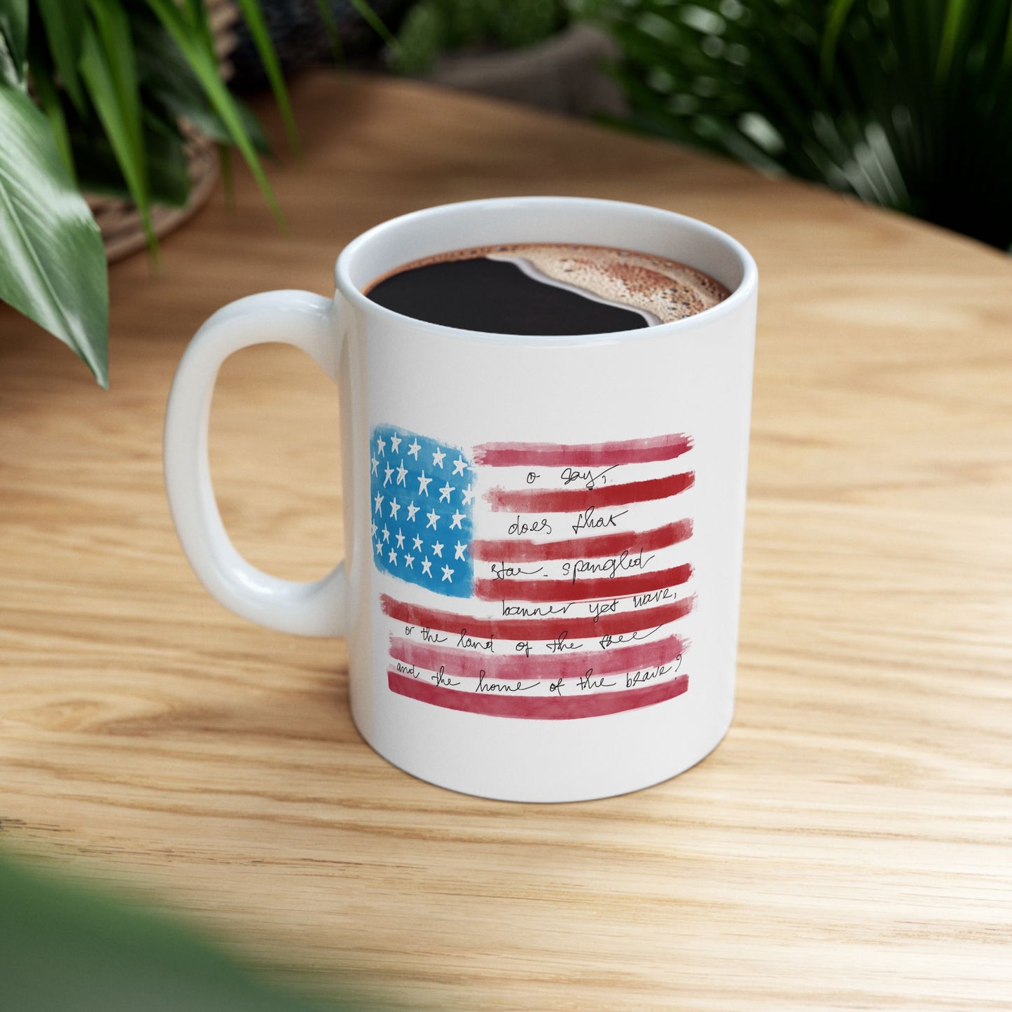 4th of July Mug - USA Flag