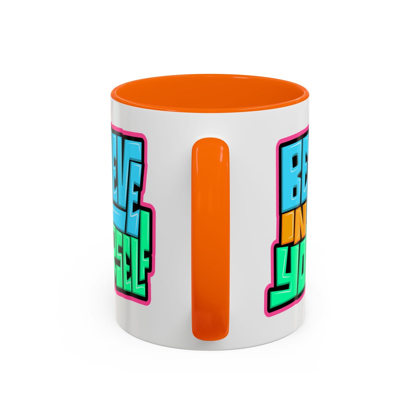 Motivation Mug - Believe In Yourself Graffiti