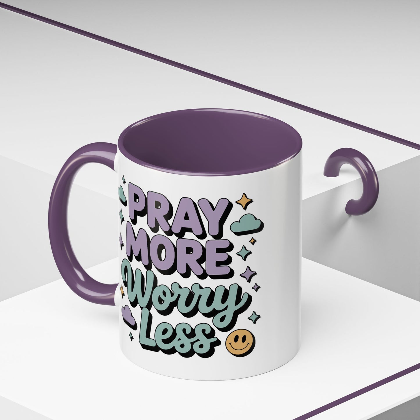 Motivation Mug - Pray More Worry Less