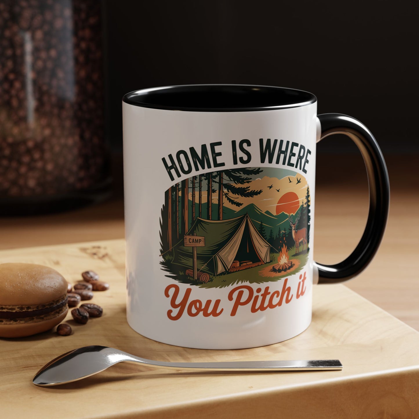 Adventure Mug - Home Is Where You Pitch It