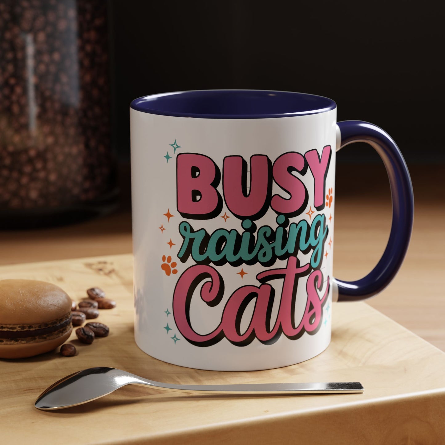 Animal Mug - Busy Raising Cats
