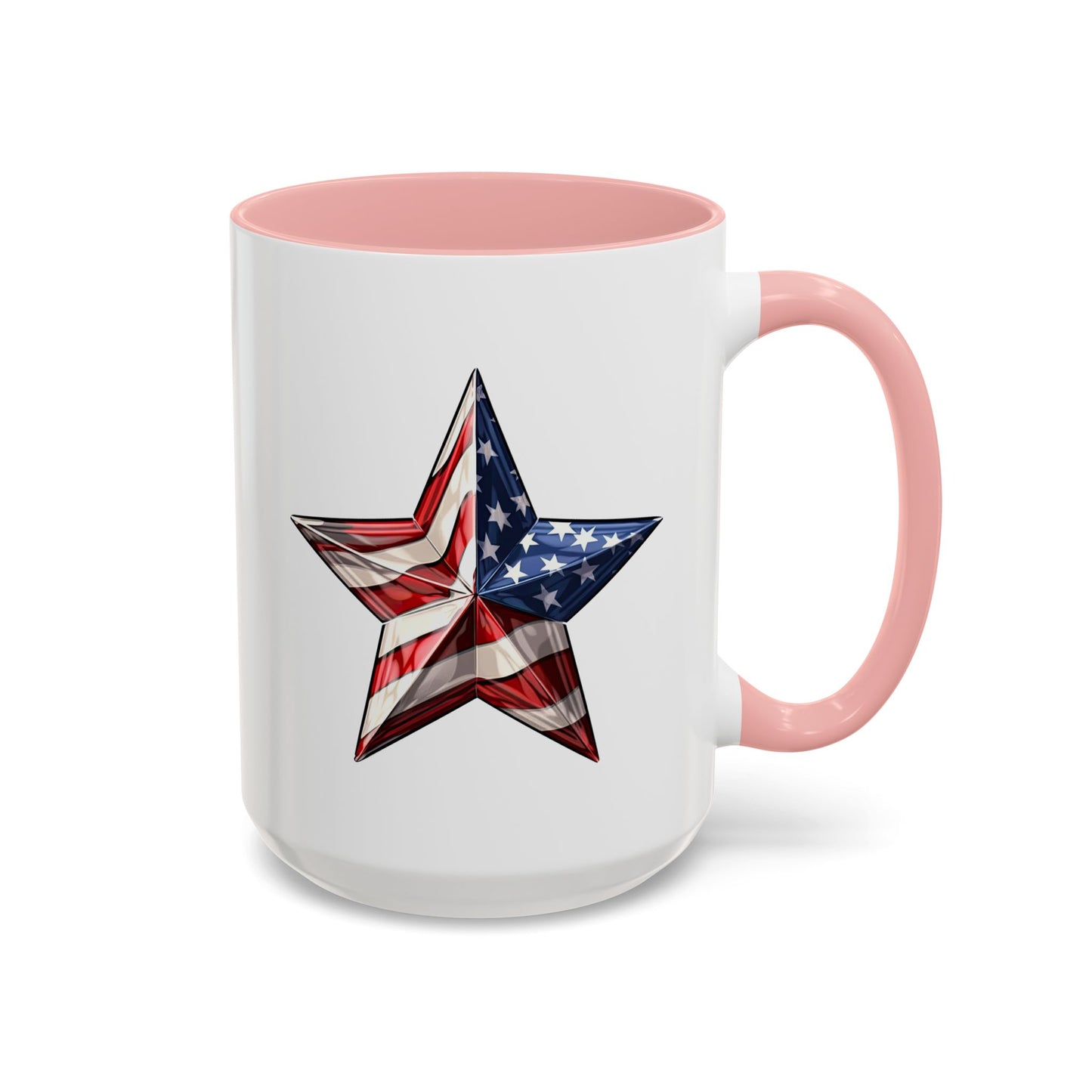 4th of July Mug - American Flag Star 3